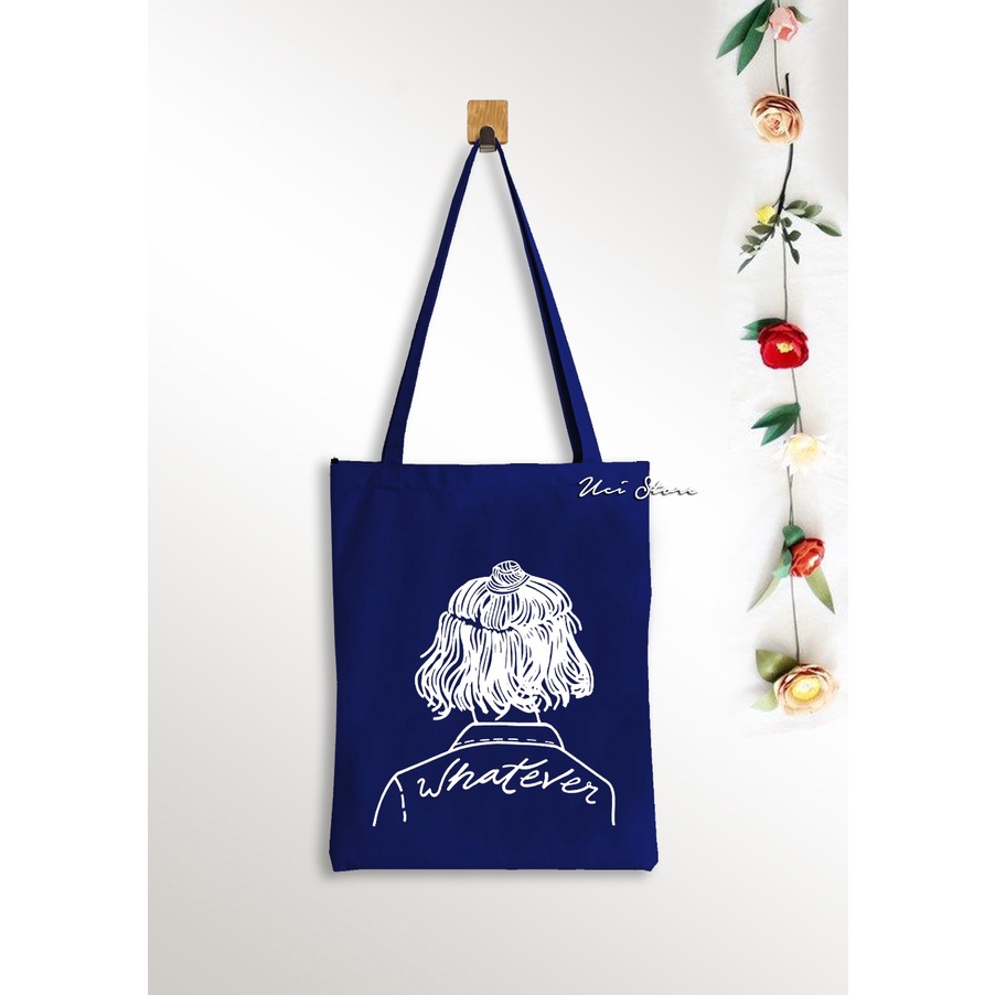 (PAKAI RESLETING) Tote bag wanita whatever [Toko UCI]