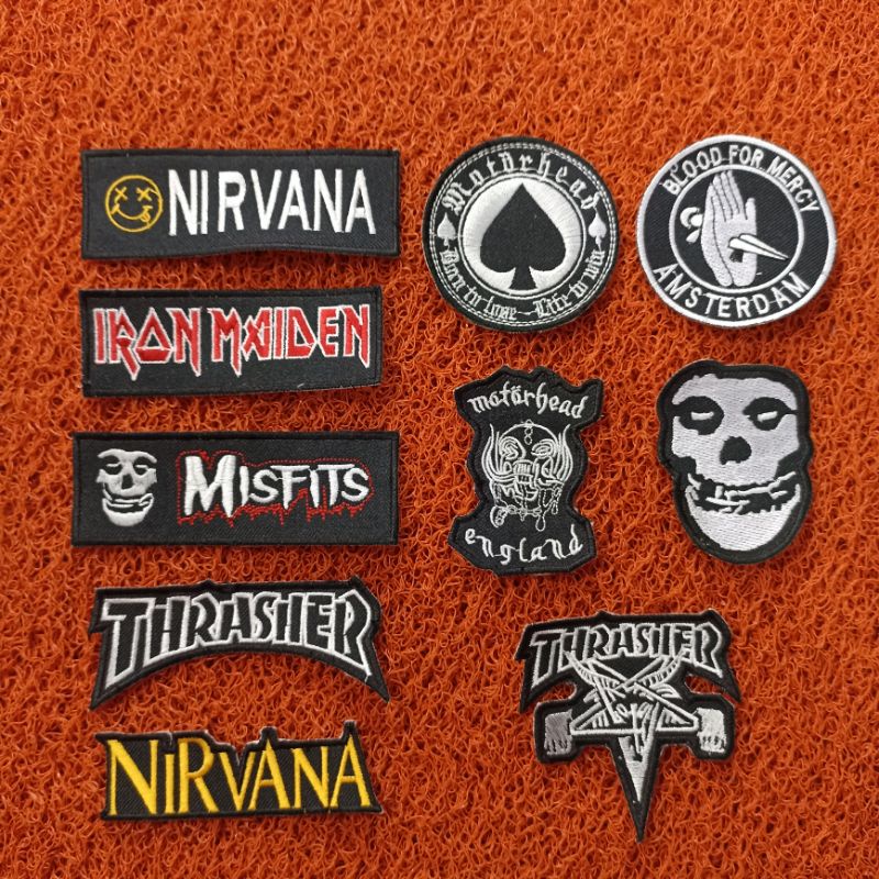 PATCH BORDIR MINI MUSIK MISFITS BEST SELLER HIGH QUALITY