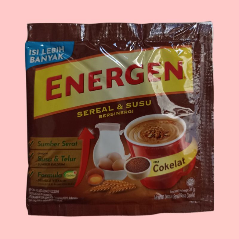 

Energen Sereal & Susu Rasa Cokelat 34g