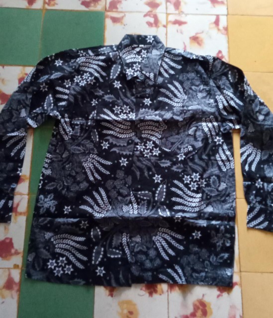 New Arrival Distro Batik Pria Bordir Sogan Hrb026 Batikaf Notoarto Batik Ipnu-ippnu Hem Pria  Bw 279