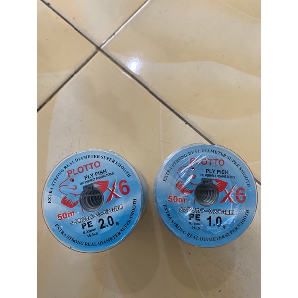 SENAR PE PLOTTO X6 50m