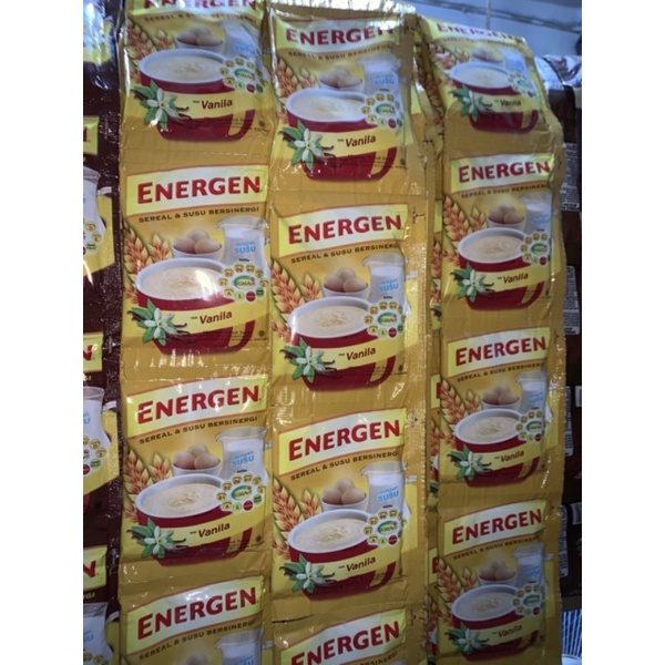 

Energen Coklat/Vanila 32 gr Kemasan Baru isi lebih banyak