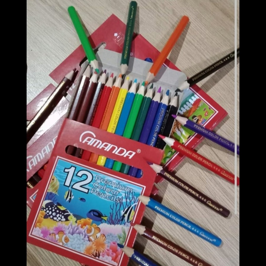 

Pensil Warna Camanda Kecil 12 Warna / Peralatan Gambar Murah