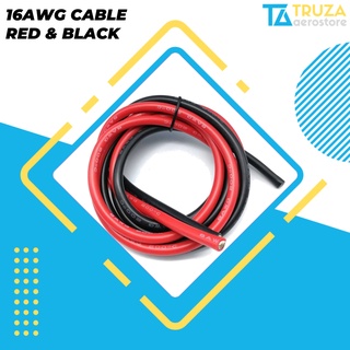 1CM 16 AWG KABEL BETRE 16AWG SILICONE WIRE CABLE BATTERY KABEL