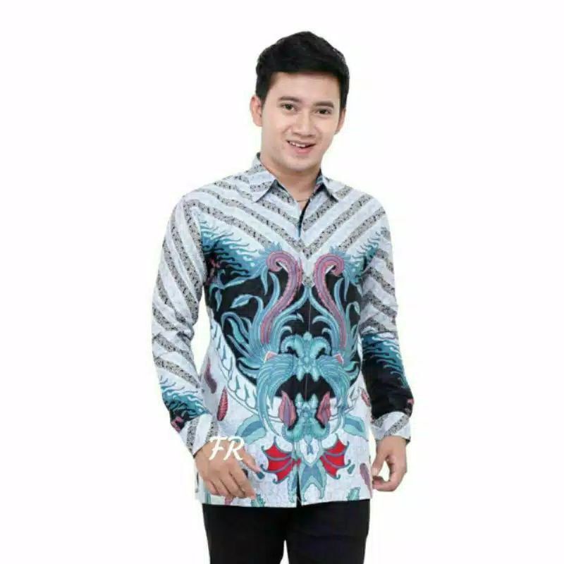 New Arrival Distro Batik Pria Bordir Sogan Hrb026 Batikaf Notoarto Batik Ipnu-ippnu Hem Pria Bel