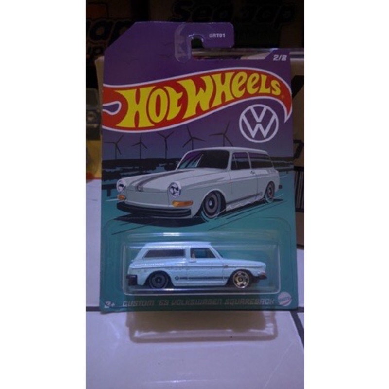 Hot Wheels Custom '69 Volkswagen Squareback HW VW Series Rare Item [VELG ERROR] Langka + FREE Protec