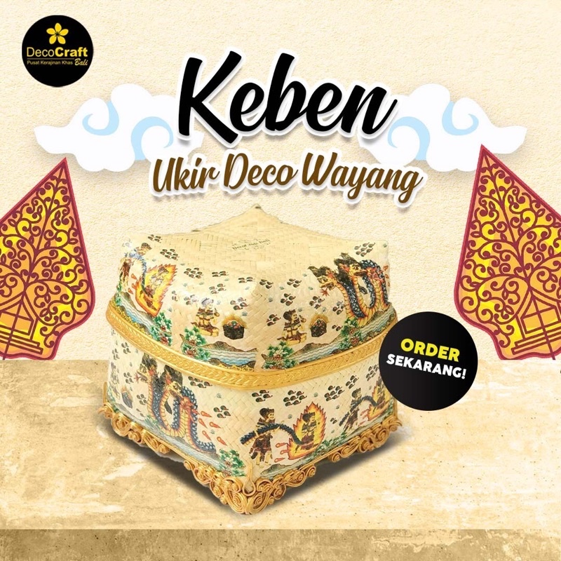 Keben Deco Wayang Ukir Decocraft Bali