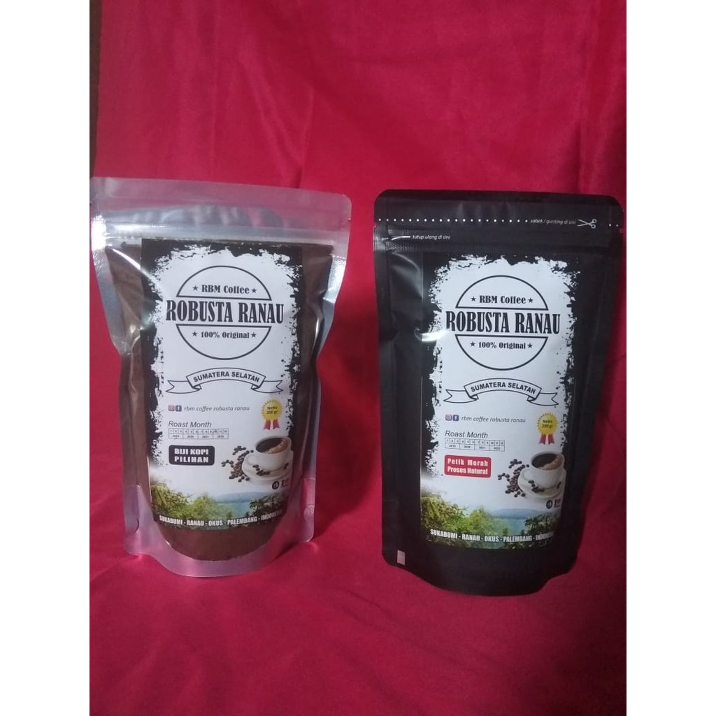 Kopi Bubuk Robusta Sumatera Asli Ranau Biji Kopi Pilihan