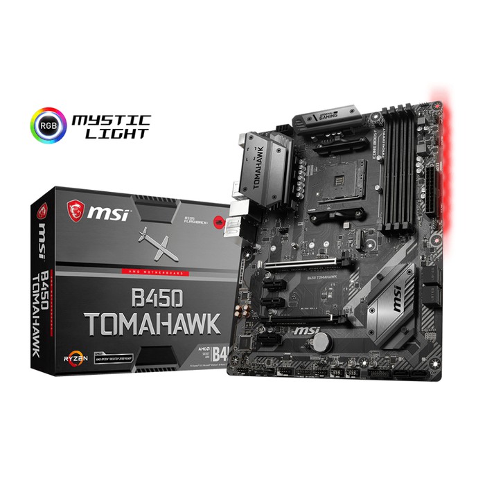 Motherboard MSI B450 Tomahawk AMD RYZEN socket AM4