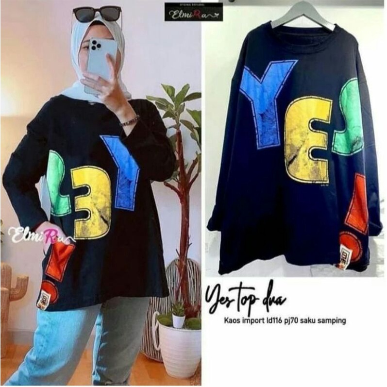 BLUES KAOS WANITA / JUMBO BHN KAOS IMPORT SIZE FIT TO LD 120