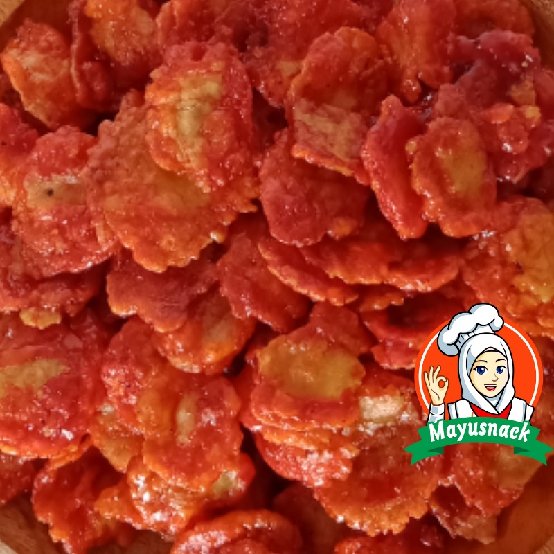 

Emping Melinjo Pedas Manis Kiloan 125gr