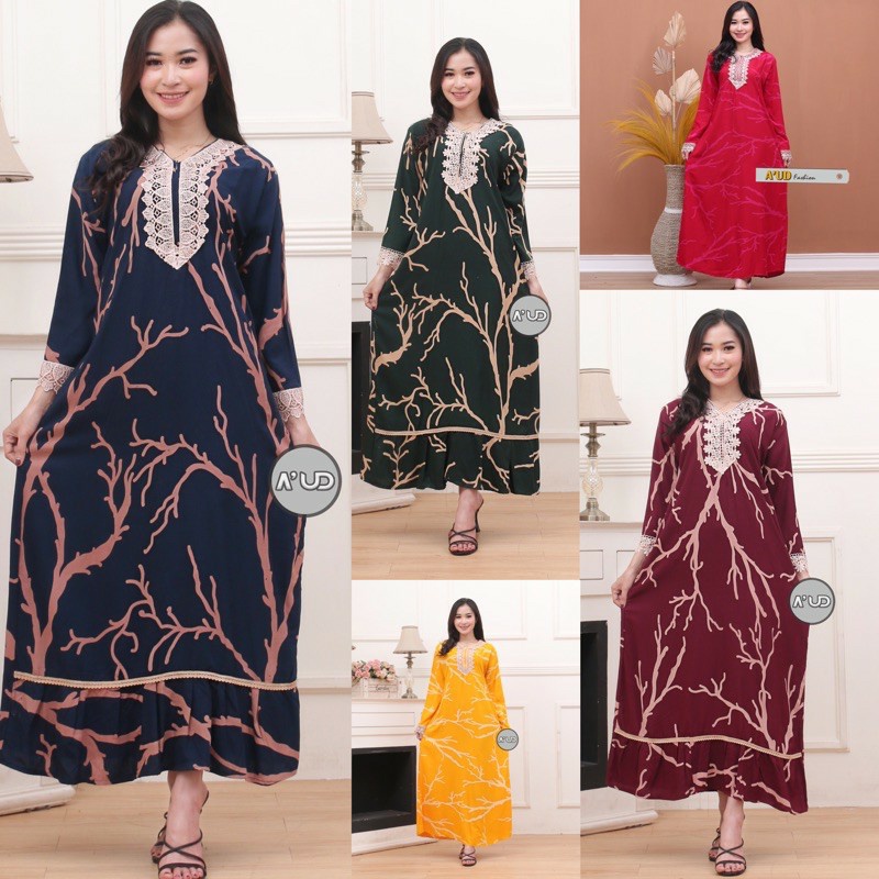 Gamis renda arab motif akar legend//busui friendly//termurah//kualitas premium