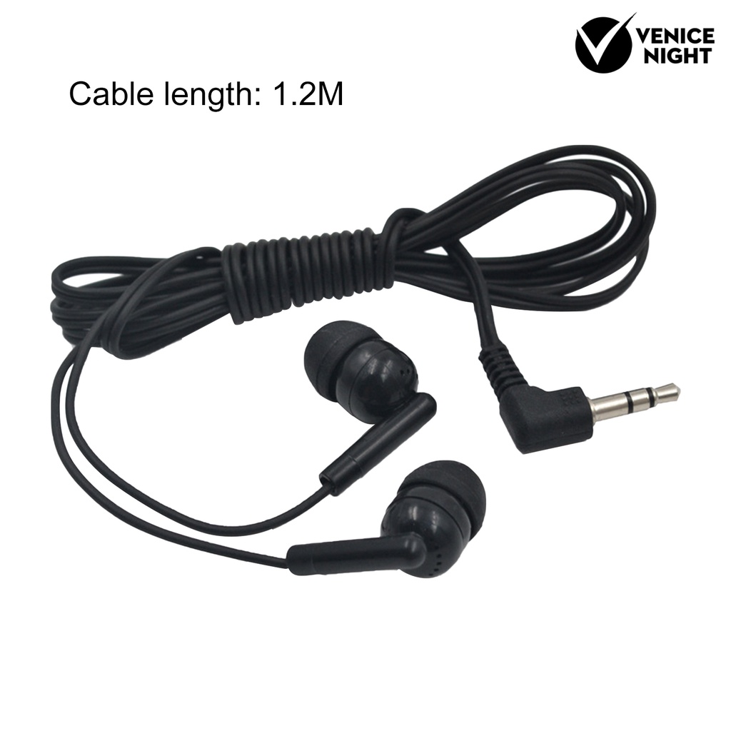 (VNEP) (Berkabel) 102 Earphone In ear Ergonomis Bahan PVC Dengan Kabel Jack 3.5mm Untuk Handphone