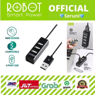 (SERUNI) USB HUB ROBOT 4 PORT 2.0 H140-80 80CM BLACK