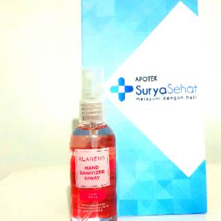 Klarens Hand Sanitizer Spray 60ml - Calming Musk - Pink Rose | Shopee