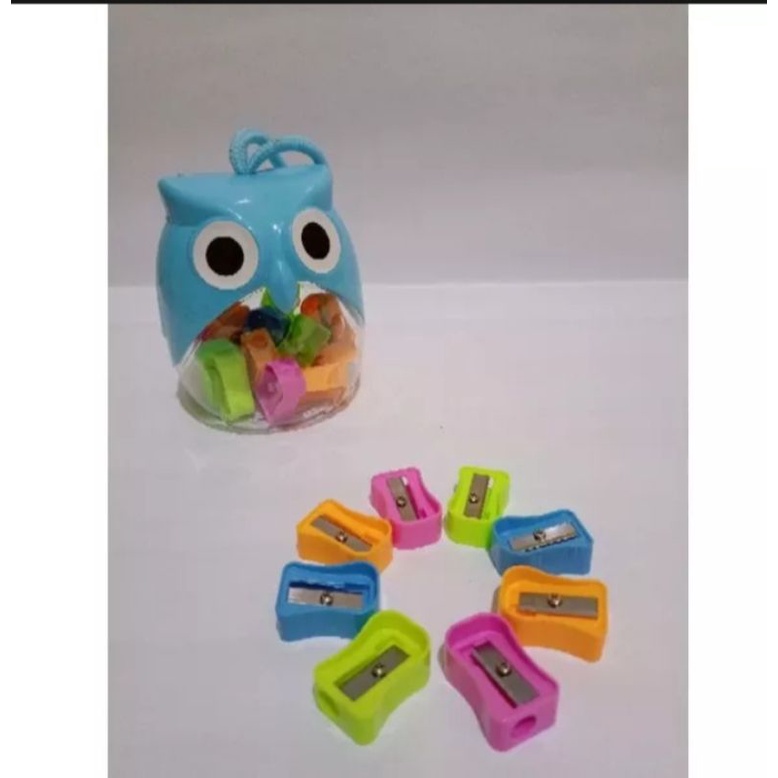 

Serutan Ongotan rautan pencil (ecer) multiwarna /Random/kecil /lucu