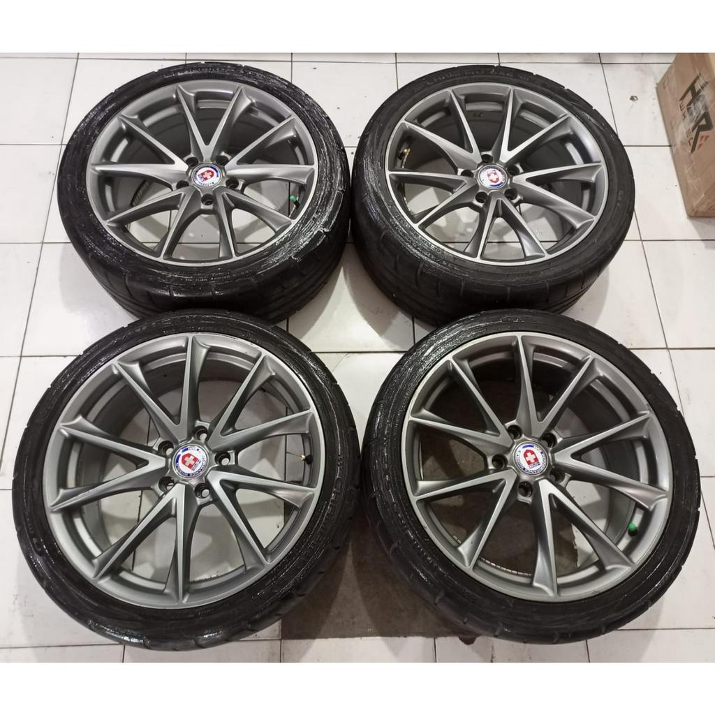 VELG MOBIL SECOND HSR MONTANA RING 18 LEBAR 8 PCD 5X114,3 + Ban 235/225 40 R18