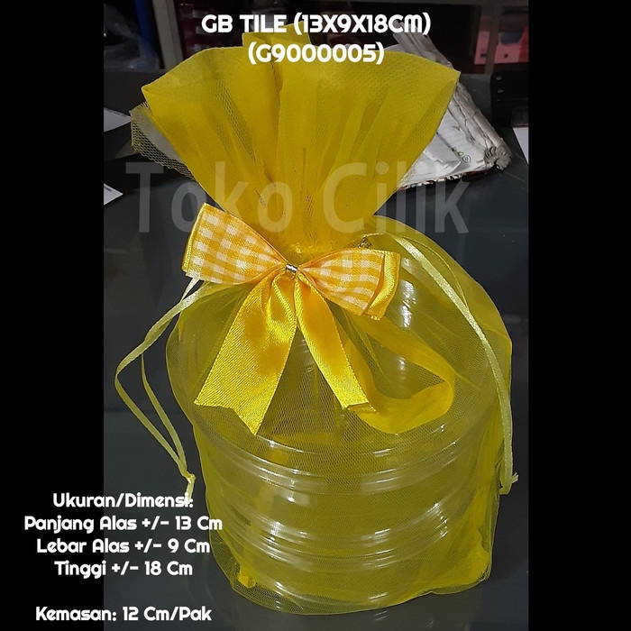 

✨ BISA COD ✨ goodybag/tile/13x9x18cm/tas/kain/kemasan/souvenir/kado/toples/handuk