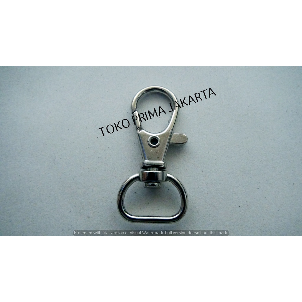 

AKSESORIS CANTELAN GANTUNGAN KOKOT KAITAN METAL BAG HOOK PENGAIT BESI 104-12 MM B NKL