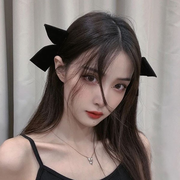 jepit rambut pita bow fairy hair clip jje060 (3D4)