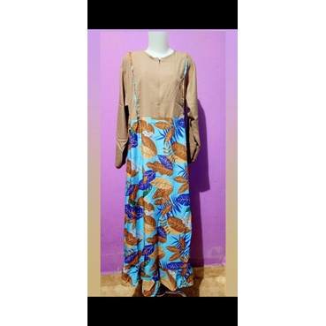 gamis rayon/viscose/katun