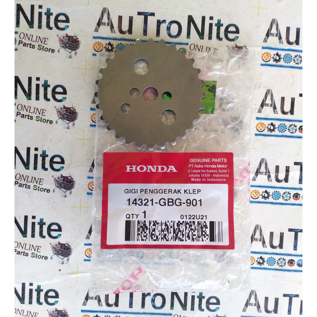 Gigi Penggerak Klep Gear SPROCKET CAM 28 T 14321-GBG-901 Ori Honda Win Astrea Star Prima Grand Supra