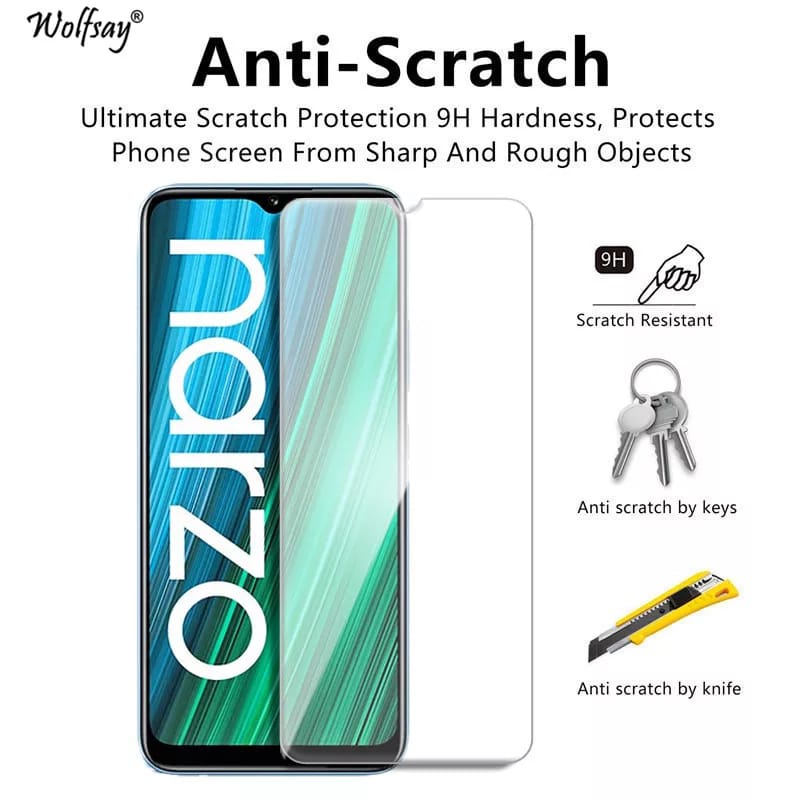 PROMO Tempered Glass REALME NARZO 50A Full Layar Screen Guard Protector Antigores Kaca