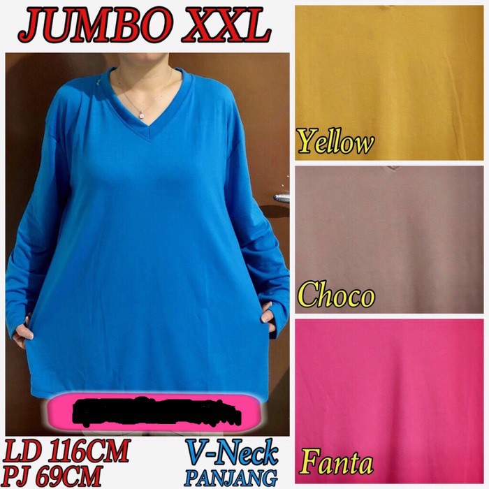 iseven p OVERSIZE VNECK JUMBO TANGAN PANJANG