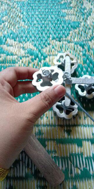 Paket Cetakan Kue Kembang Goyang Bunga Gandeng