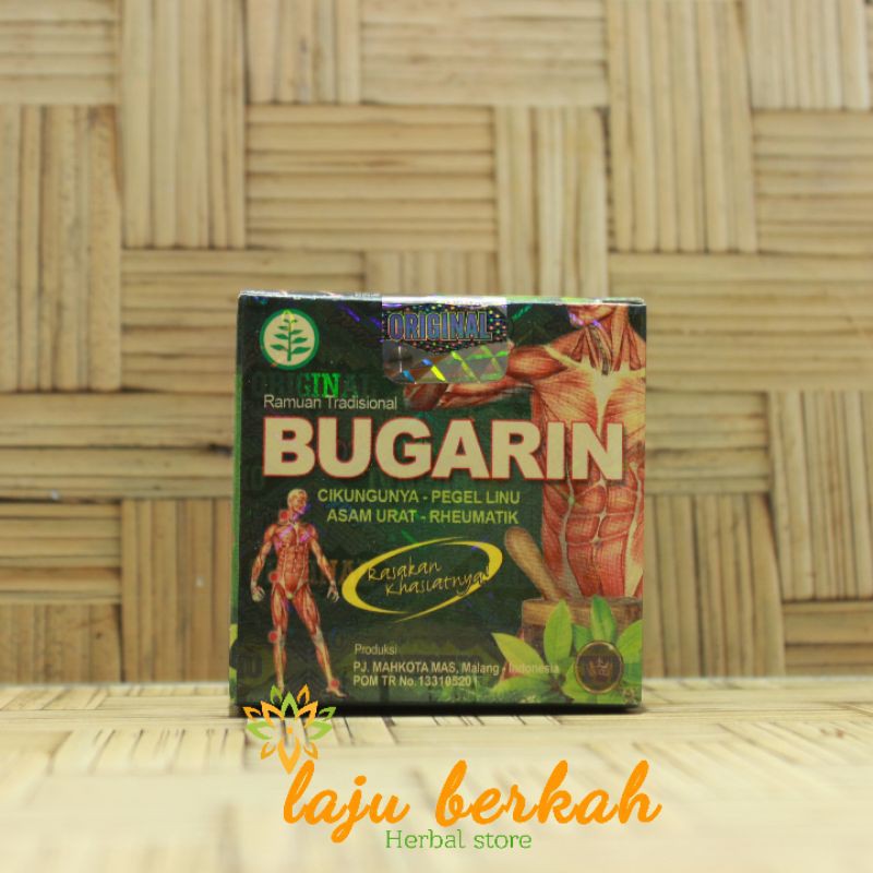 BUGARIN KAPSUL ORIGINAL OBAT ASAM URAT PEGALINU ASLI