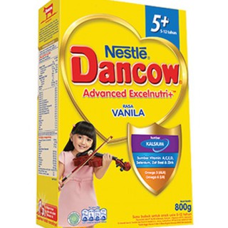 DANCOW 5+ 800gr - 1000gr (Vanila,Madu,Coklat) | Shopee