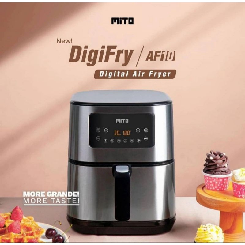 Mito AF10 Digital Air Fryer 6 LIter Capacity Grande MITO Digifry AF-10