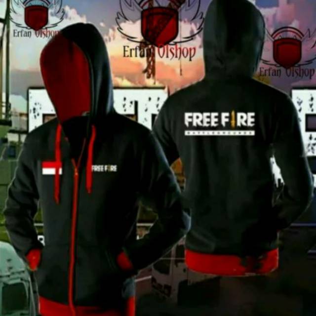 JAKET GAMMING FREE FIRE FREE NICKNAME