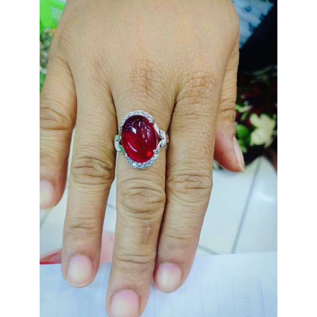 Cincin wanita / cincin / lapis emas / yaxiya / xuping / cincin batu