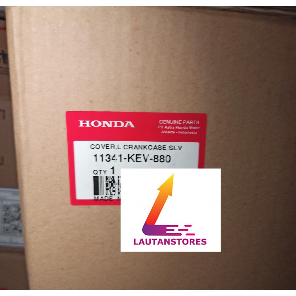 11341-KEV-880 Cover Tutup Bak Magnet Magnit Crank Case Kiri Supra X Grand Impressa SILVER