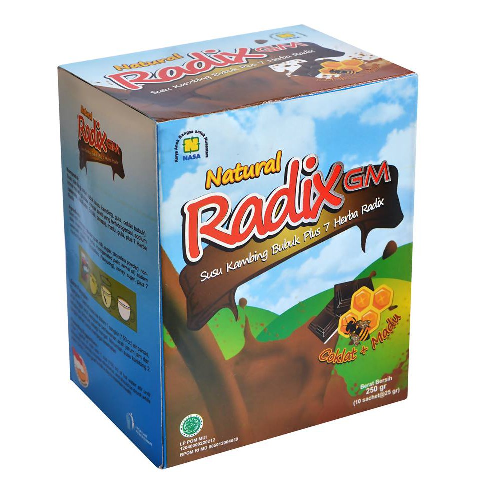 

Susu RADIx Nasa Coklat