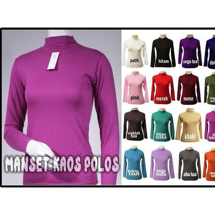 MANSET RAYON SUPER PREMIUM TANGAN PANJANG STANDAR COCOK UNTUK BB 45-60 kg / INNER MANSET DALAMAN WANITA BISA COD ( BAYAR DI TEMPAT )//PGM