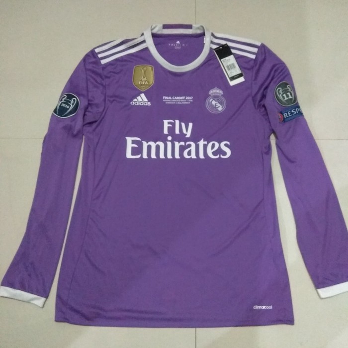 Jersey Real Madrid Original Adidas 2016-2017 Final Champions League