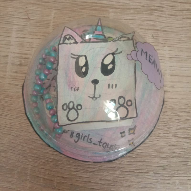 HOMEMADE PAPER CAT 3D {NOT PAPER SQUISHY} - Free Bracelet