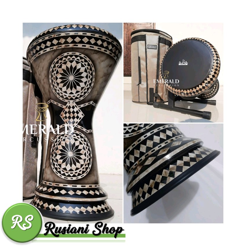 Darbuka 9 Inch Sombaty Gawharet Alat Musik Islami
