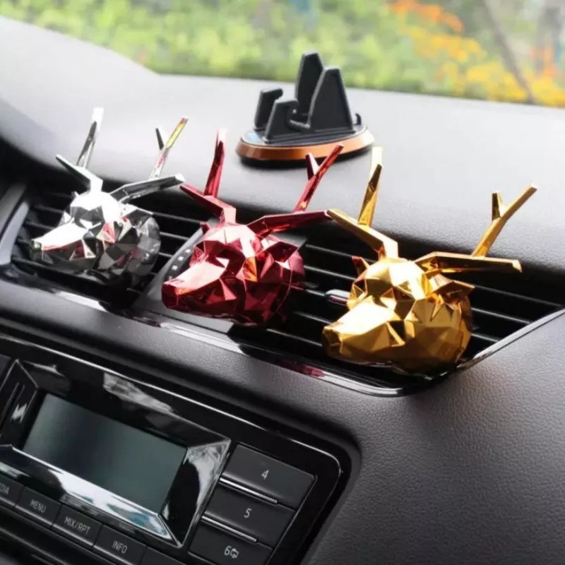 Parfum Ac Mobil Premium Dekorasi Rusa Clip Deer Car Air Freshener LBX