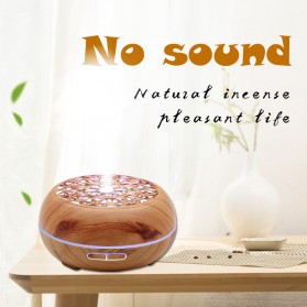 Kongyide Air Humidifier Aromatherapy Diffuser Wood Design 300ml - AJ-511 - Dark Brown