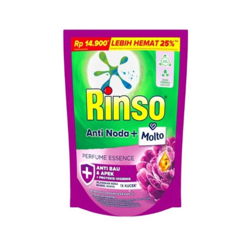 rinso anti noda + Molto perfume essence 565ml