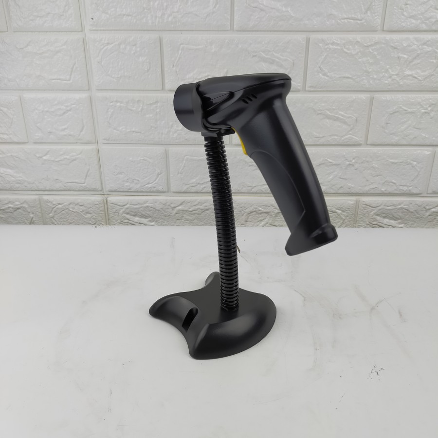 BARCODE SCANNER KASSEN KS-601 BARCODE SCANNER 1D AUTOSCAN &amp; CONTINOUS USB+STAND MURAH