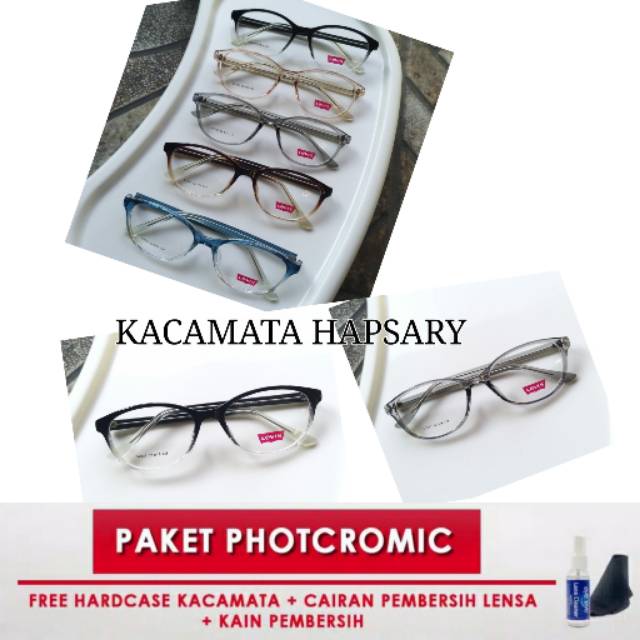 PAKET HEMAT : FRAME KACAMATA TERBARU 2037 | PAKET PHOTOCROMIC | KACAMATA MINUS | KACA MATA RADIASI