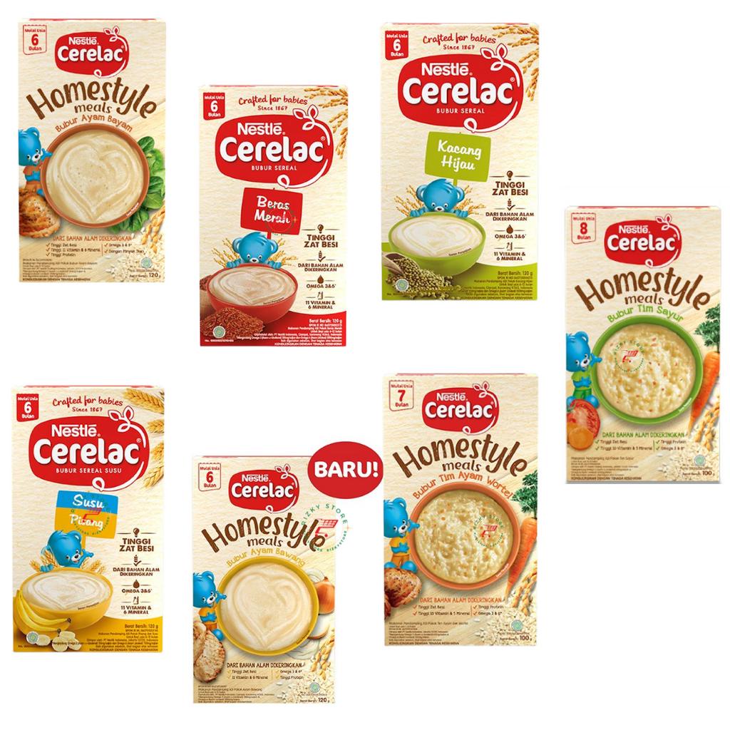 Nestle Cerelac kotak 120gr 2 varian