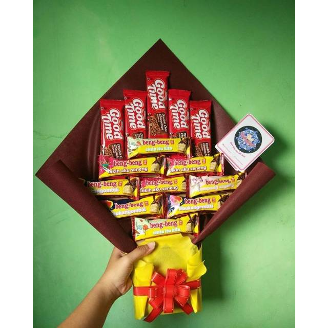 

Buket snack beng-beng good time