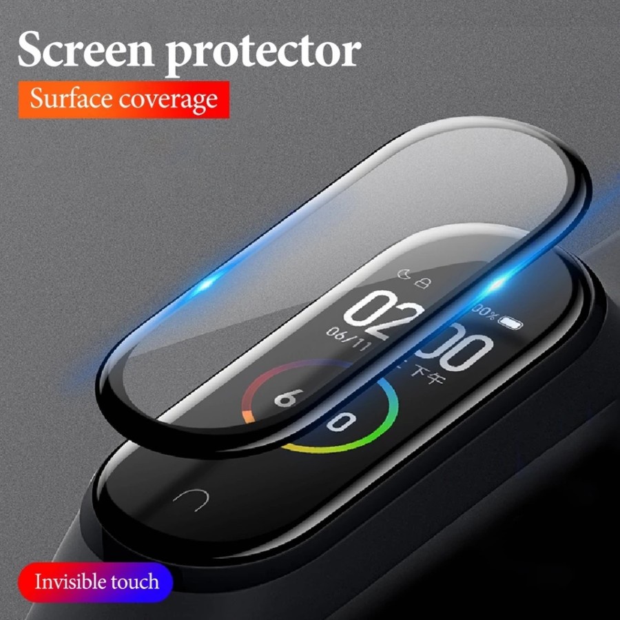 [PELINDUNG] ANTI GORES WATCH - SCREEN PROTEC TPU SOFT 3D MI BAND MIBAND 4