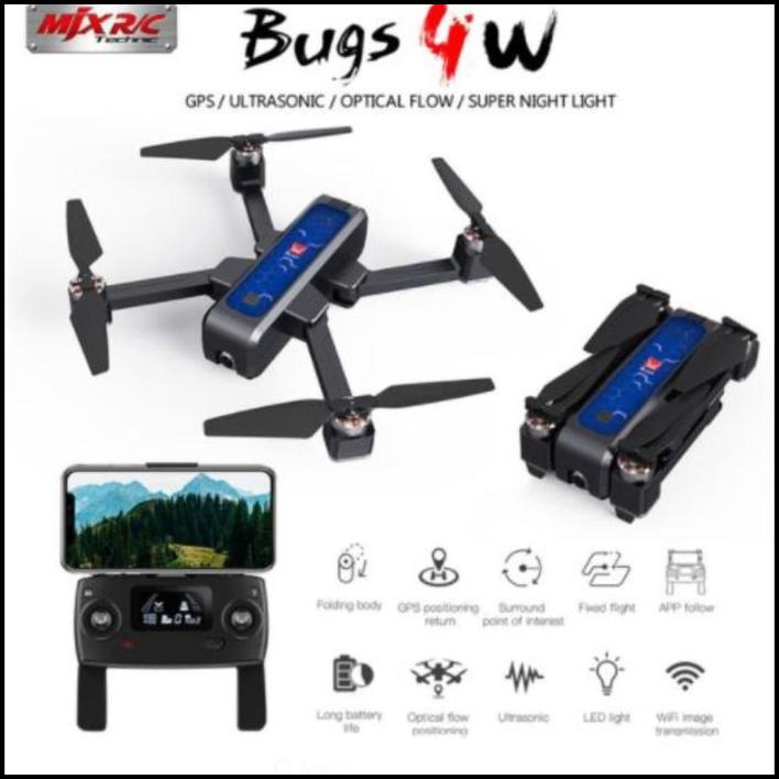 Mjx Bugs 4W B4W 5G Wifi Fpv Ultrasonic Gps Brushless Foldable Rc Drone