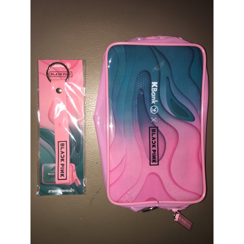 BLACKPINK - ‘BLACKPINK x KBANK’ OFFICIAL POUCH + KEYCHAIN/STRAP